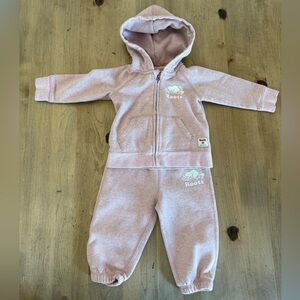 Roots Baby Full Zip Hoodie and Matching Sweatpants